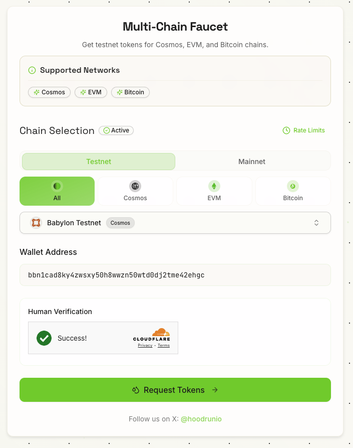 HoodScan Baby Faucet