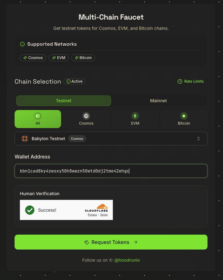 HoodScan Baby Faucet