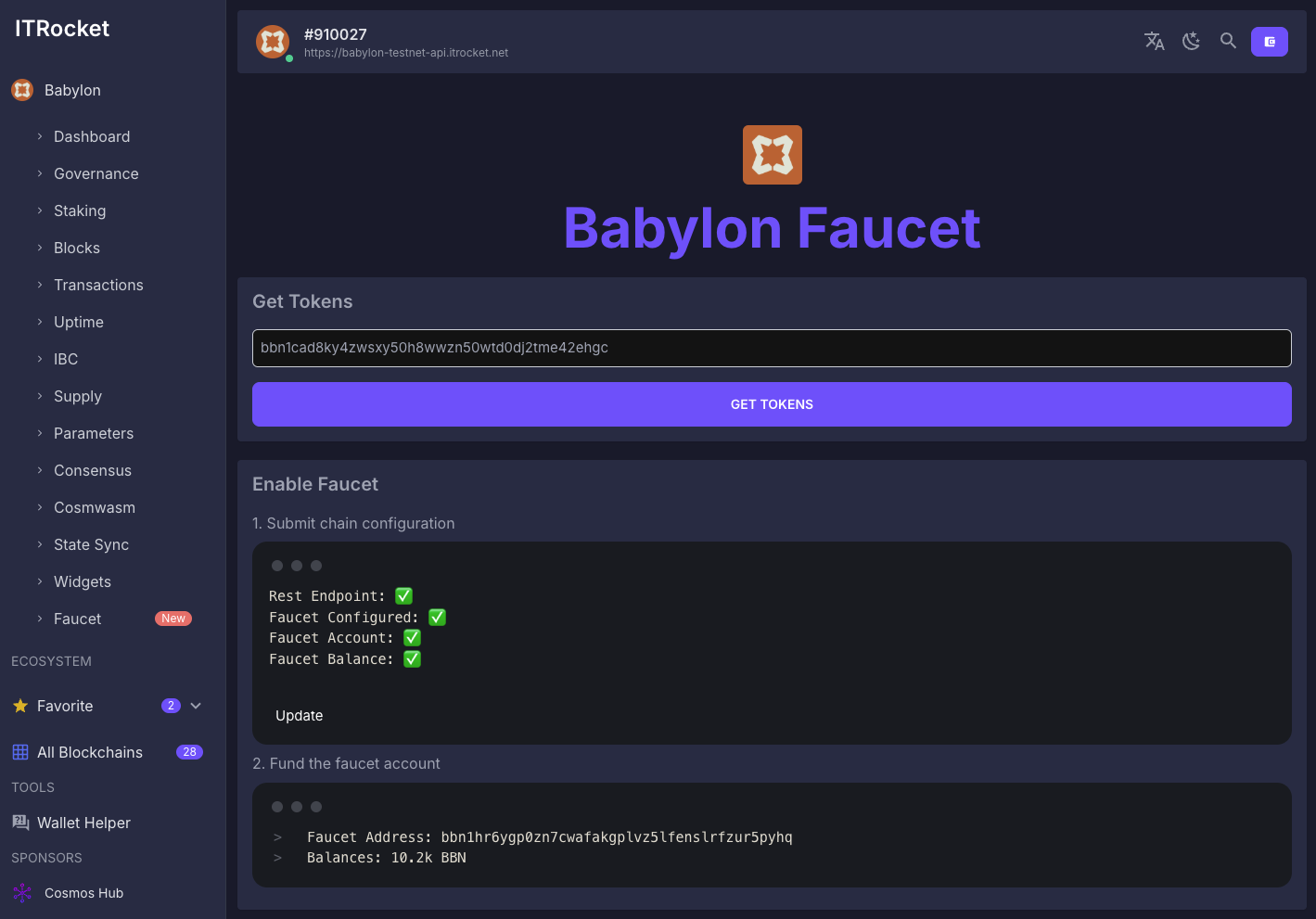 IT Rocket Baby Faucet