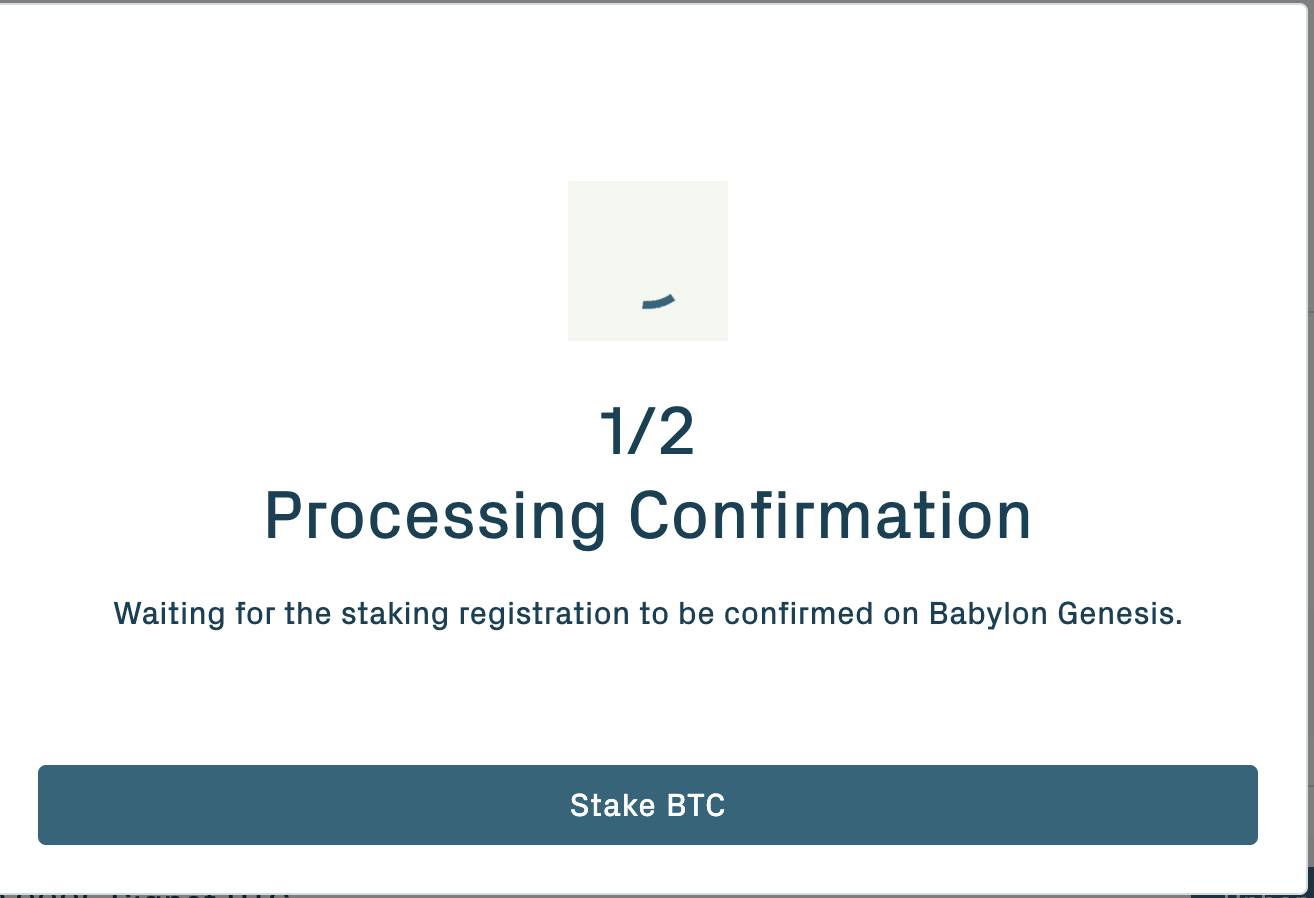 Babylon Staking Web App