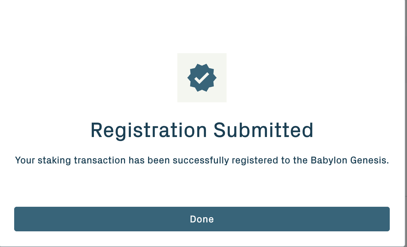 Babylon Staking Web App