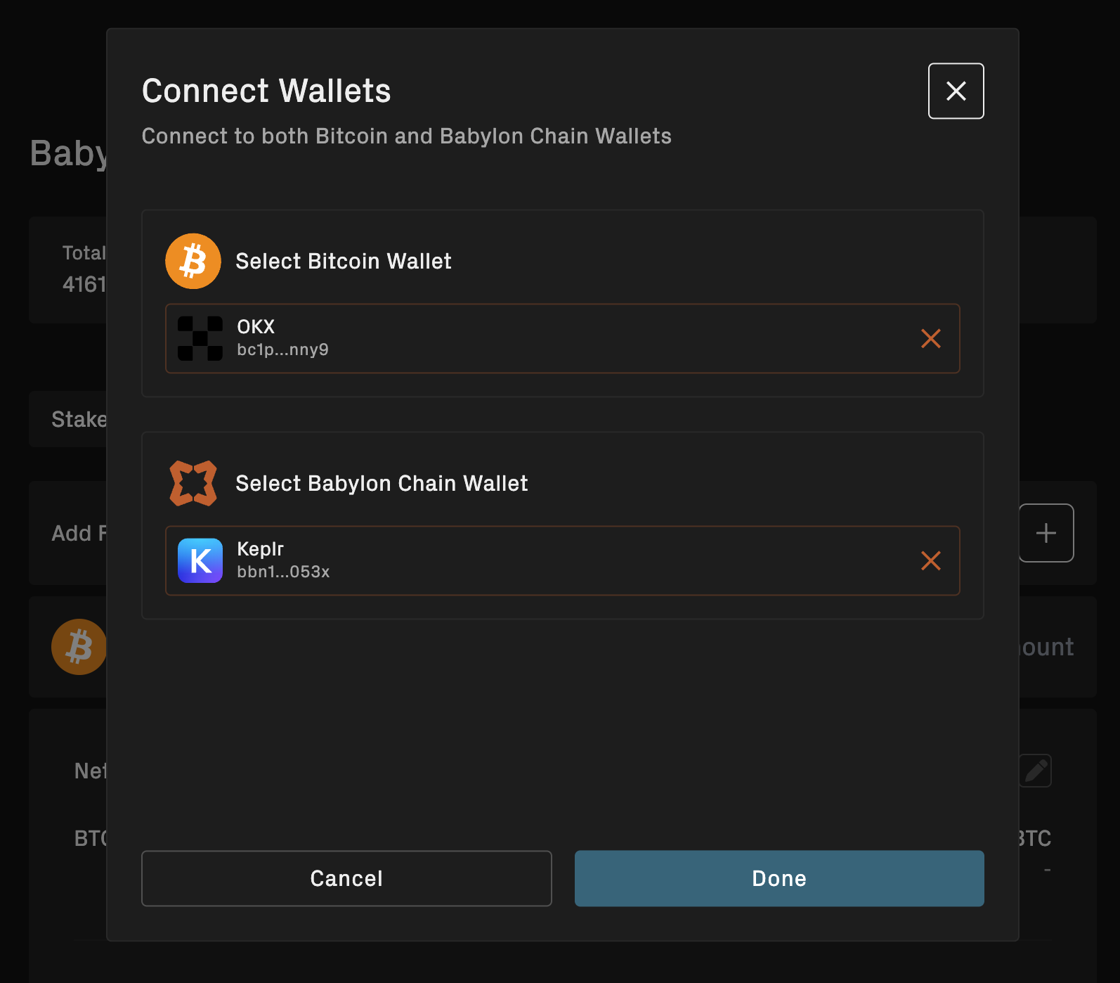 Babylon Staking Web App