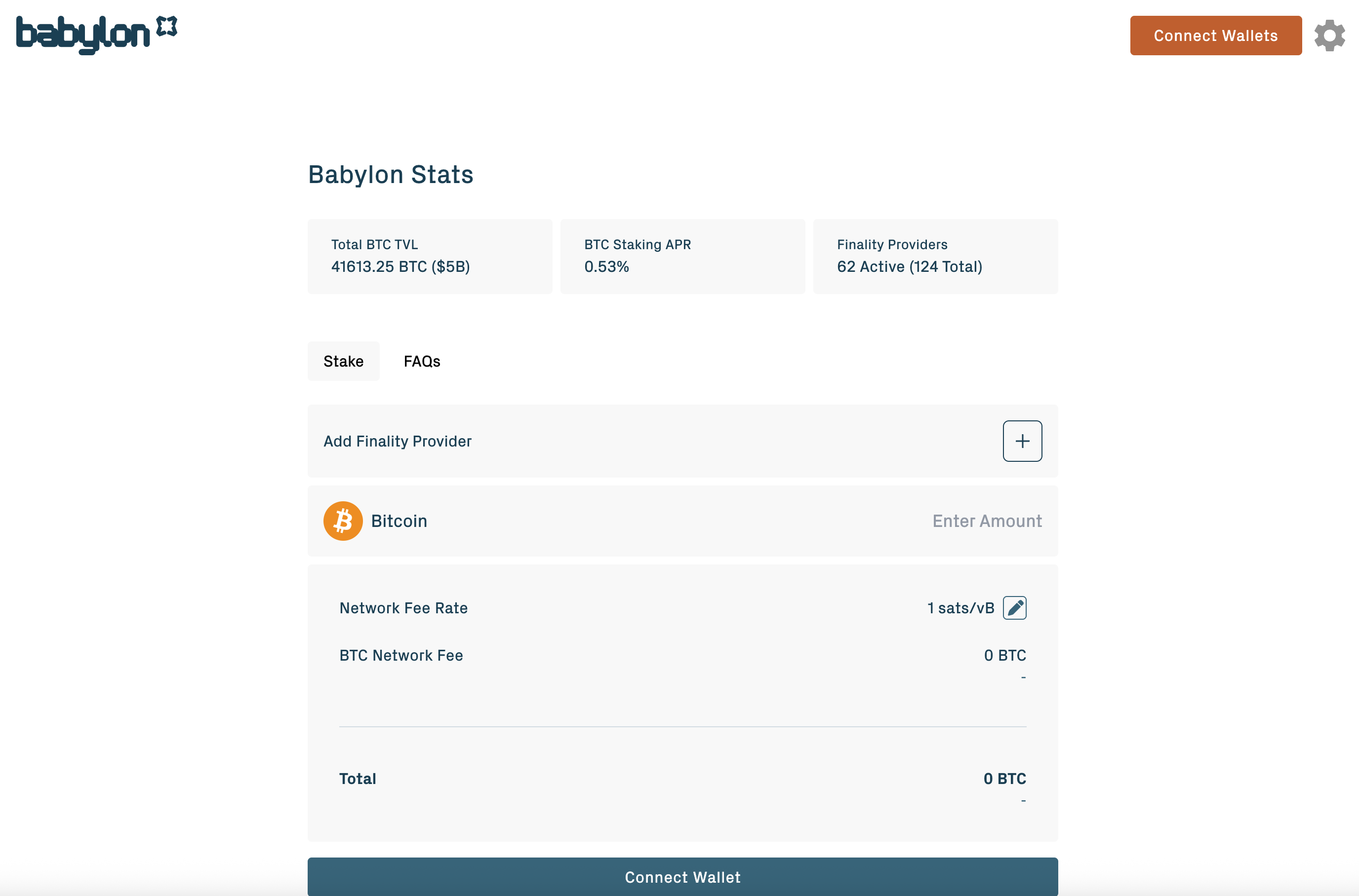 Babylon Staking Web App