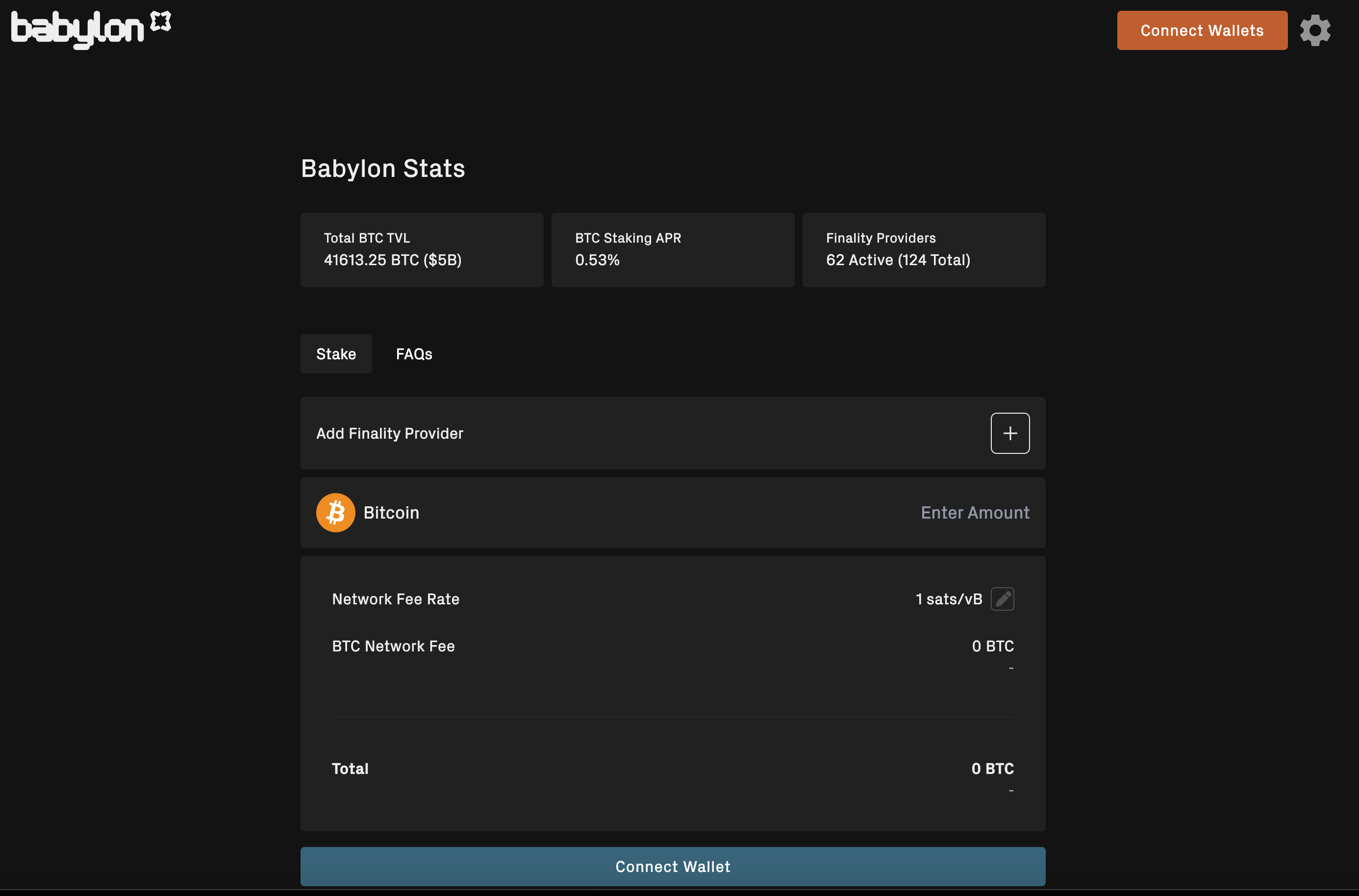 Babylon Staking Web App